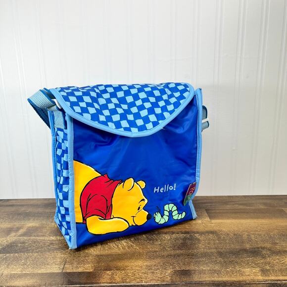 Vintage Winnie The Pooh Diaper Bag Baby Bottle Bag Wet Bag DOLLY RARE Lunch bag - Picture 1 of 12